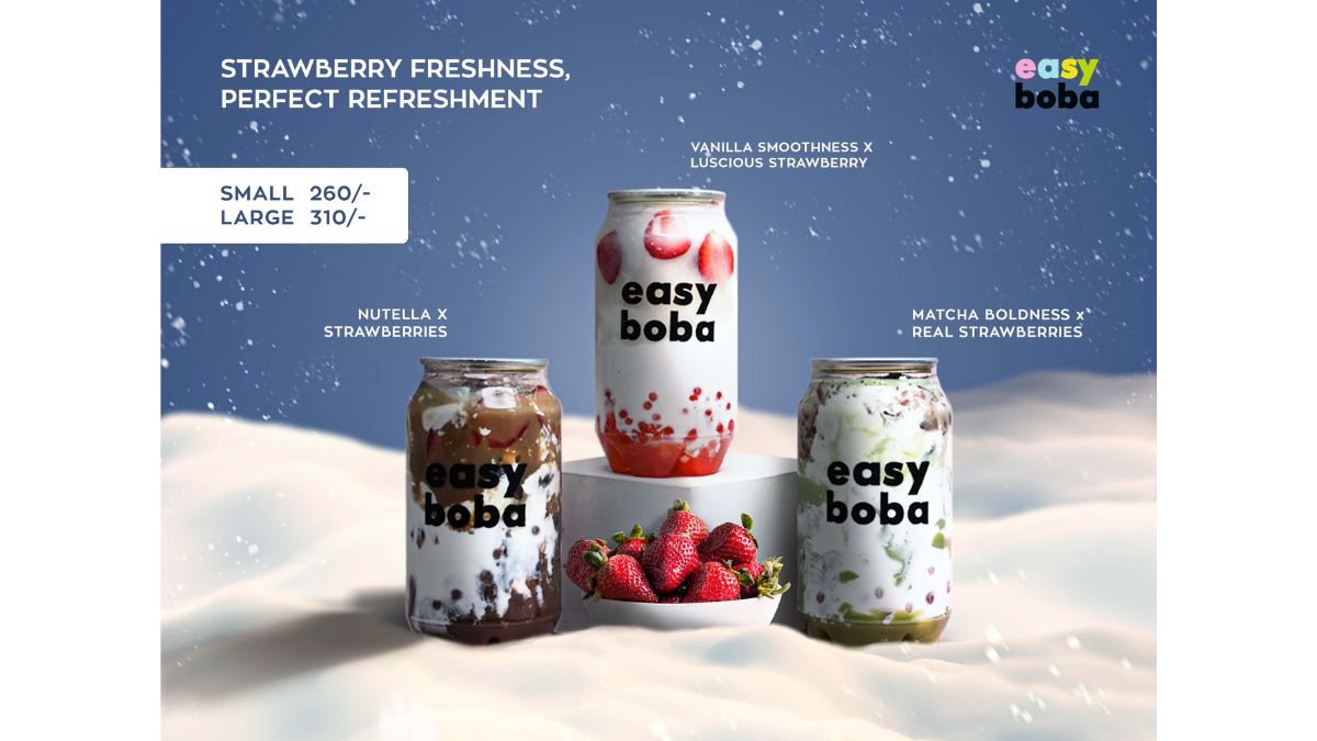 Easy Boba Introduces Winter’s Biggest Flavors with Fresh Strawberry Creations